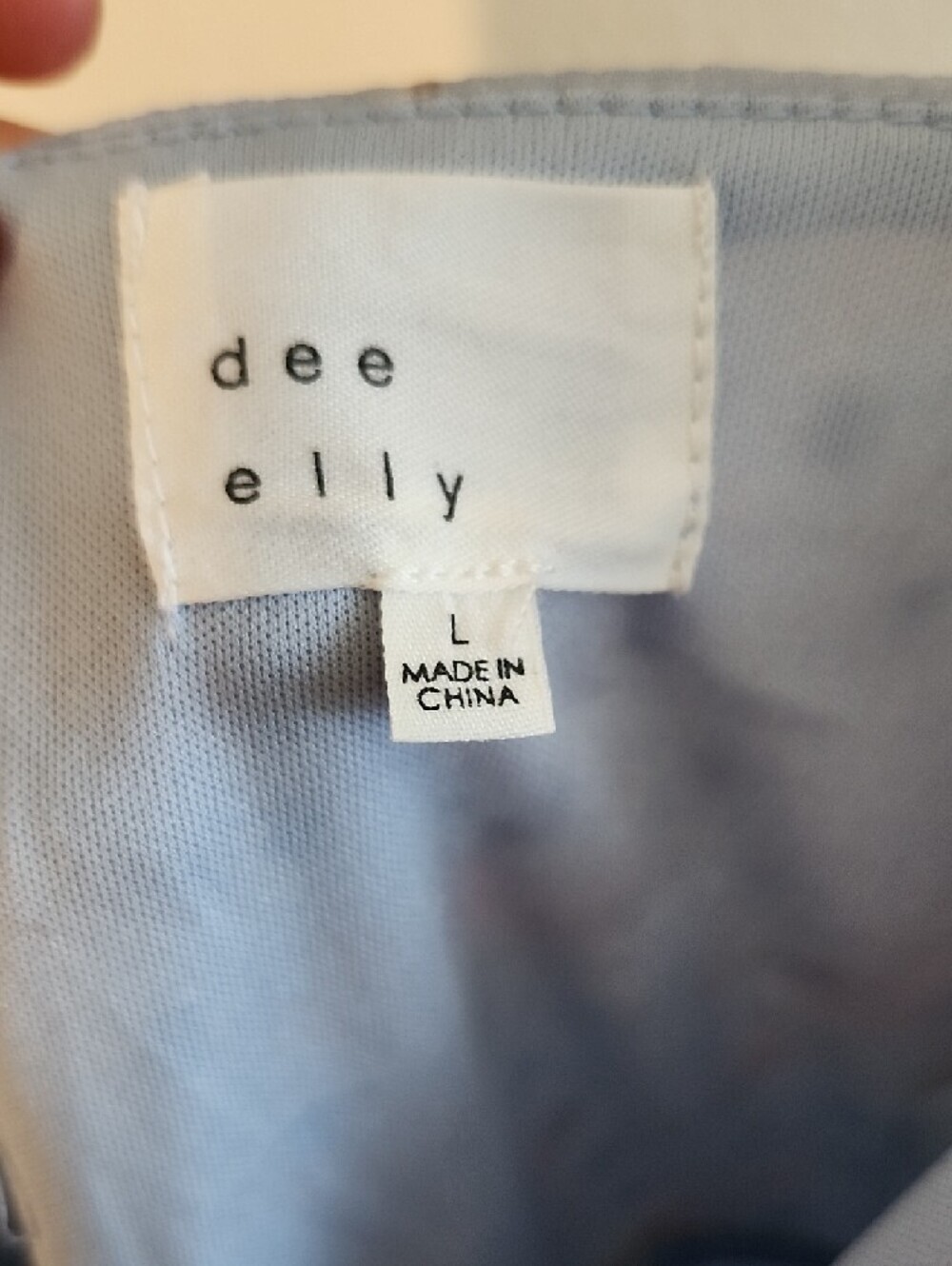 dee elly Light Blue Top with Soft Texture B. - Picture 2 of 11